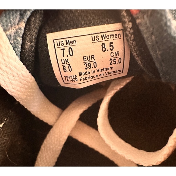 Vans Authentic Pool Vibes Blue Ashes Summer Sneakers, unisex, 7m 8.5w - Picture 5 of 5